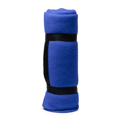 Stamina Daneris polyester blanket in royal blue, ready for logo printing