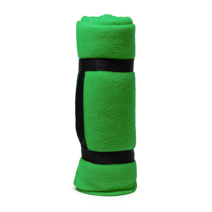 Stamina Daneris polyester blanket in fern green, ready for logo printing