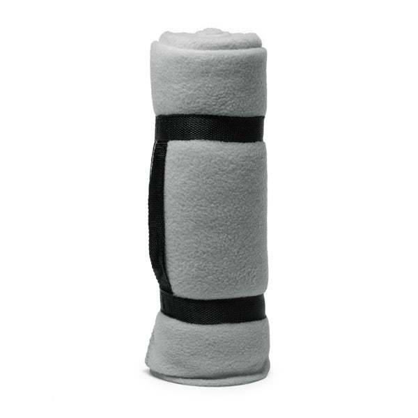 Stamina Daneris polyester blanket in heather grey, ready for logo printing