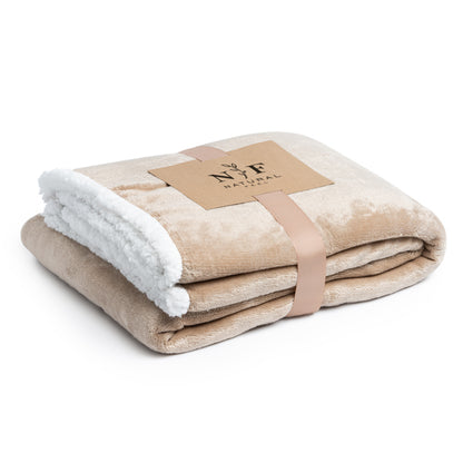 Stamina Glory sherpa-style blanket, ready for logo printing