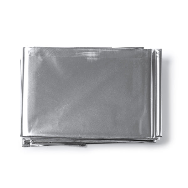Stamina Gante thermal blanket in silver, ready for logo printing