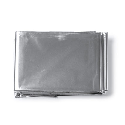 Stamina Gante thermal blanket in silver, ready for logo printing