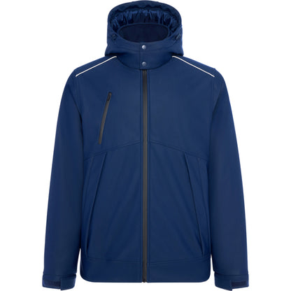 Roly Emin unisex parka in navy blue, ready for logo printing or embroidery