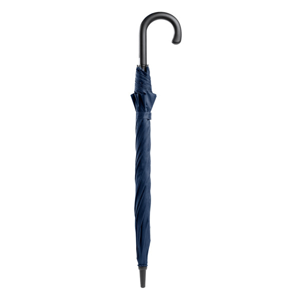 Stamina Osaka polyester umbrella in navy blue, ready for logo printing