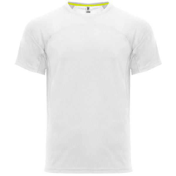 Roly Monaco unisex T-shirt in white, ready for logo printing or embroidery