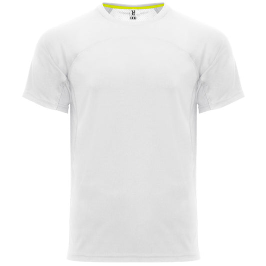 Roly Monaco unisex T-shirt in white, ready for logo printing or embroidery