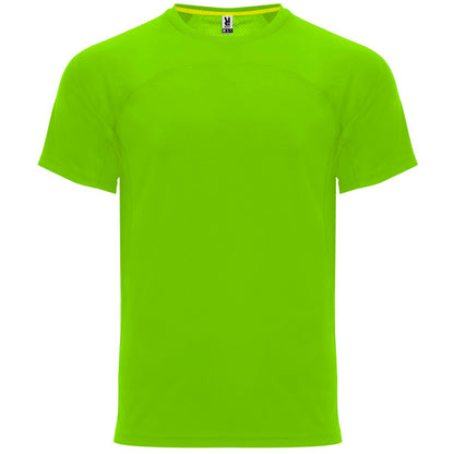 Roly Monaco unisex T-shirt in lime, ready for logo printing or embroidery