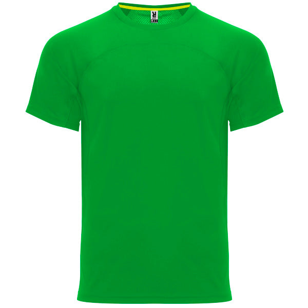 Roly Monaco unisex T-shirt in fern green, ready for logo printing or embroidery