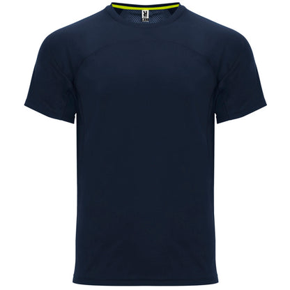 Roly Monaco unisex T-shirt in navy blue, ready for logo printing or embroidery