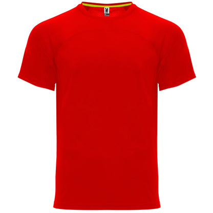 Roly Monaco unisex T-shirt in red, ready for logo printing or embroidery