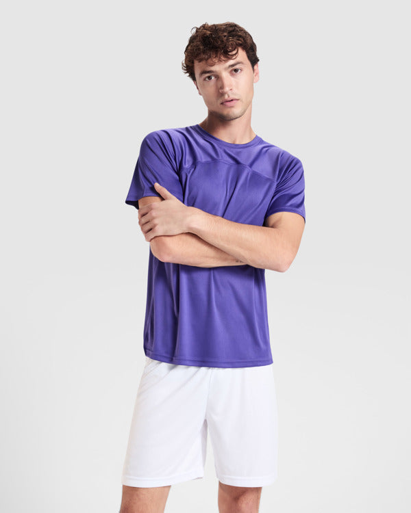 Roly Monaco unisex T-shirt in white, alternative view, ready for logo printing or embroidery