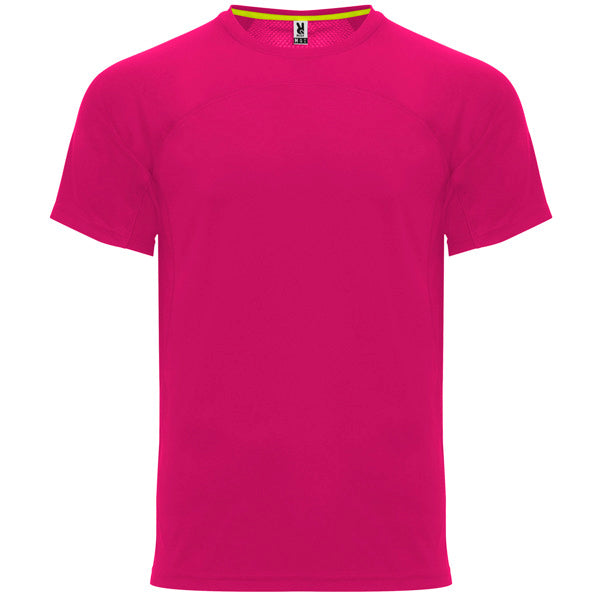 Roly Monaco unisex T-shirt in rosette, ready for logo printing or embroidery