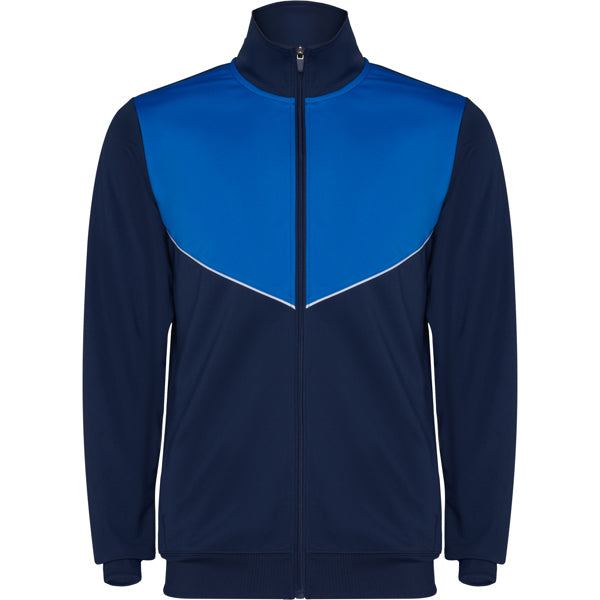 Roly Evans men's tracksuit in navy blue/royal blue, ready for logo printing or embroidery