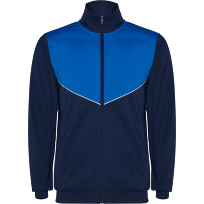 Roly Evans men's tracksuit in navy blue/royal blue, ready for logo printing or embroidery