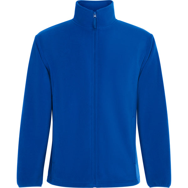 Roly New Artic men's fleece jacket in royal blue, ready for logo printing or embroidery
