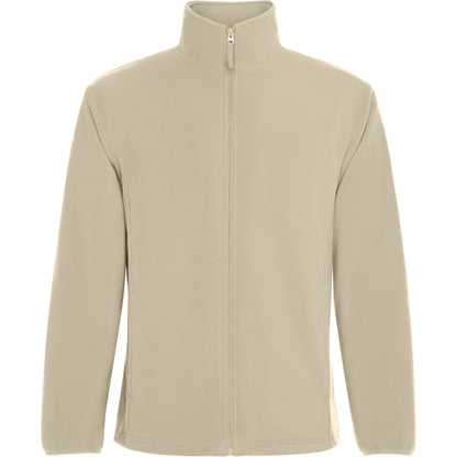 Roly New Artic men's fleece jacket in sand, ready for logo printing or embroidery