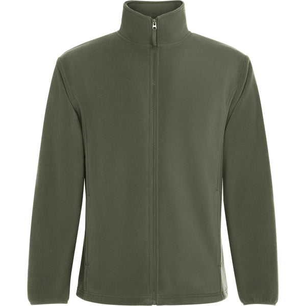 Roly New Artic men's fleece jacket in pine green, ready for logo printing or embroidery