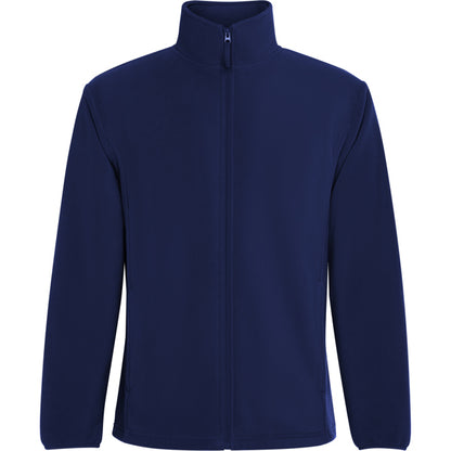 Roly New Artic men's fleece jacket in navy blue, ready for logo printing or embroidery