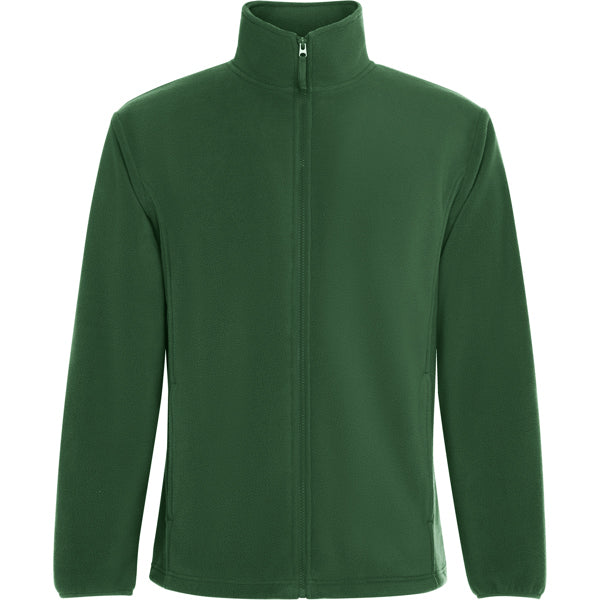 Roly New Artic men's fleece jacket in bottle green, ready for logo printing or embroidery