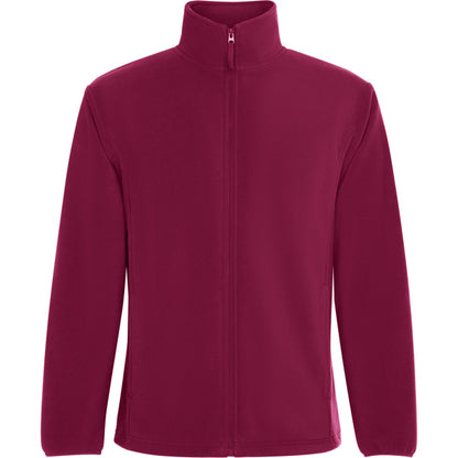 Roly New Artic men's fleece jacket in garnet, ready for logo printing or embroidery