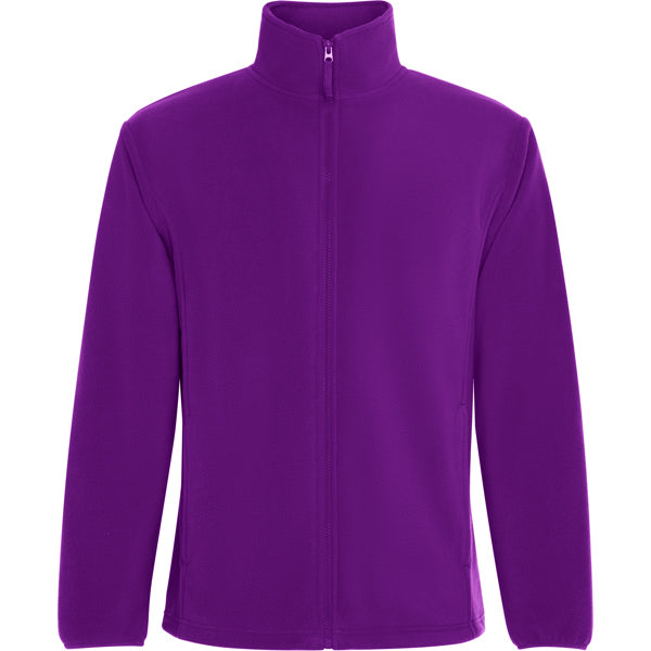 Roly New Artic men's fleece jacket in purple, ready for logo printing or embroidery