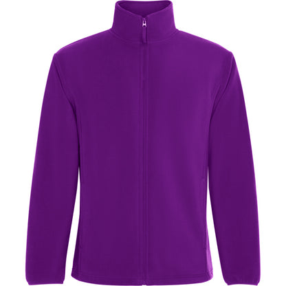 Roly New Artic men's fleece jacket in purple, ready for logo printing or embroidery