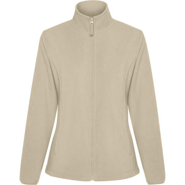 Roly New Artic Woman women's fleece jacket in sand, ready for logo printing or embroidery