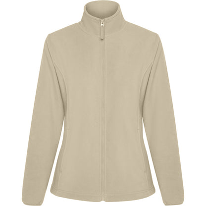 Roly New Artic Woman women's fleece jacket in sand, ready for logo printing or embroidery