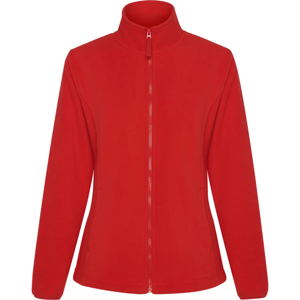 Roly New Artic Woman women's fleece jacket in red, ready for logo printing or embroidery
