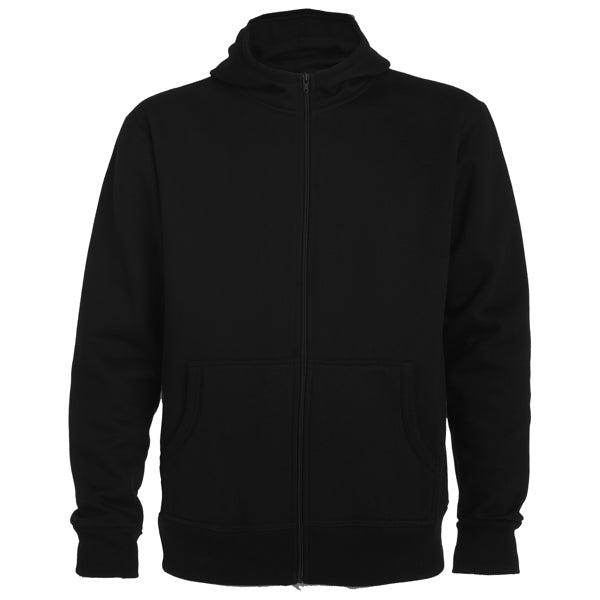 Roly Montblanc men's hoodie in black, ready for logo printing or embroidery