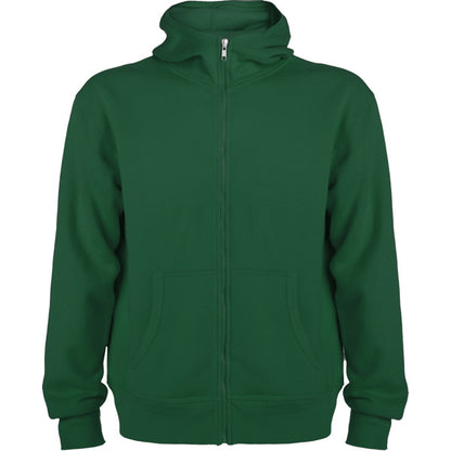 Roly Montblanc men's hoodie in bottle green, ready for logo printing or embroidery
