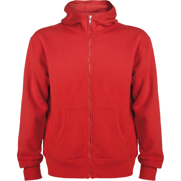 Roly Montblanc men's hoodie in red, ready for logo printing or embroidery