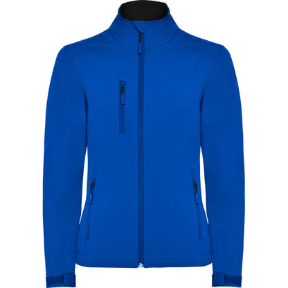 Roly Nebraska Woman women's softshell jacket in royal blue, ready for logo printing or embroidery
