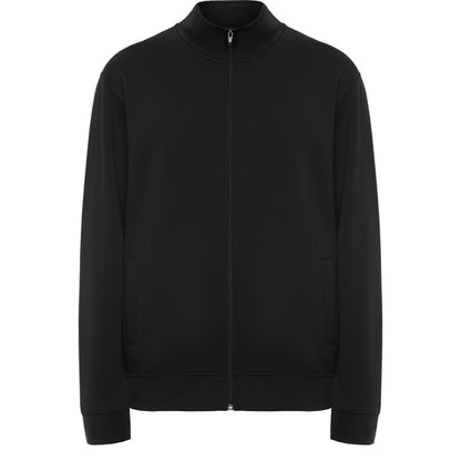 Roly Ulan unisex sweatshirt in black, ready for logo printing or embroidery