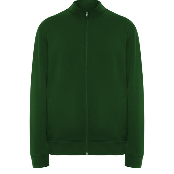 Roly Ulan unisex sweatshirt in bottle green, ready for logo printing or embroidery