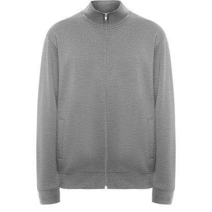 Roly Ulan unisex sweatshirt in heather grey, ready for logo printing or embroidery