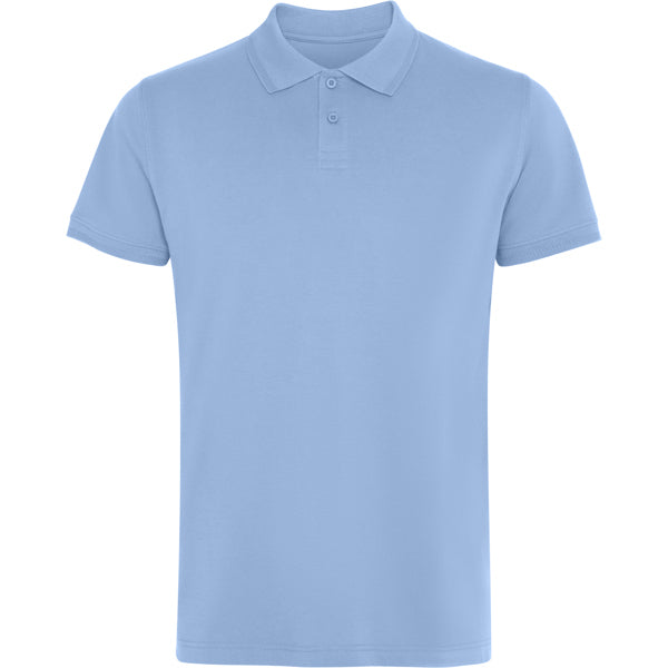 Roly Wos unisex polo shirt in sky blue, ready for logo printing or embroidery