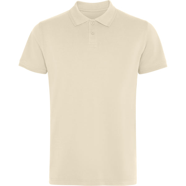 Roly Wos unisex polo shirt in angora (natural), ready for logo printing or embroidery