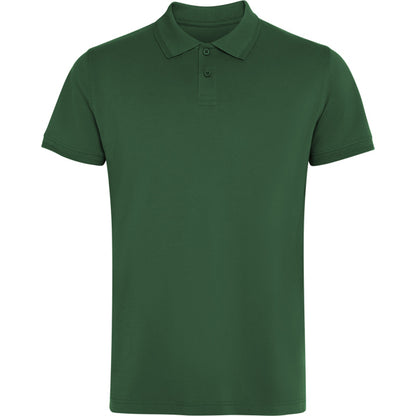 Roly Wos unisex polo shirt in bottle green, ready for logo printing or embroidery