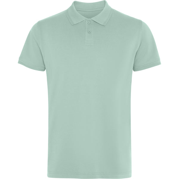 Roly Wos unisex polo shirt in green mint, ready for logo printing or embroidery