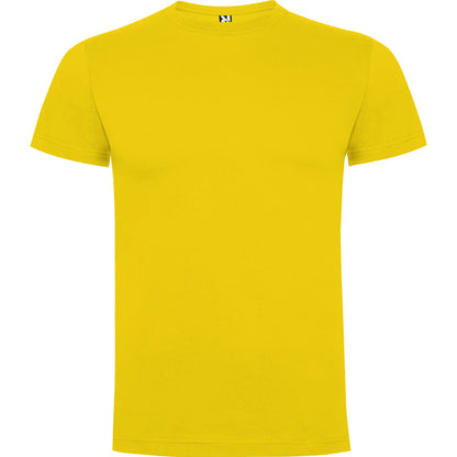 Roly Dogo Premium men's T-shirt in yellow, ready for logo printing or embroidery