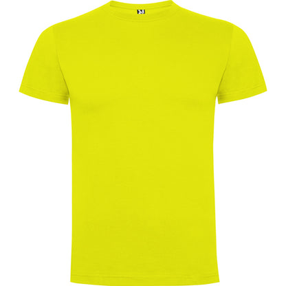 Roly Dogo Premium men's T-shirt in lime yellow, ready for logo printing or embroidery