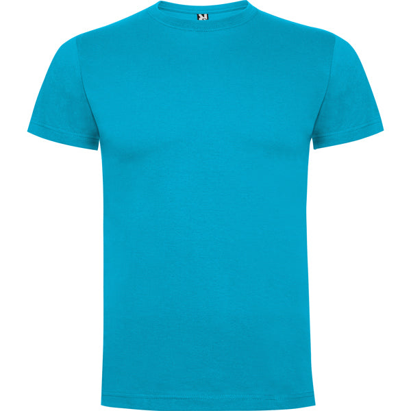 Roly Dogo Premium men's T-shirt in turquoise, ready for logo printing or embroidery