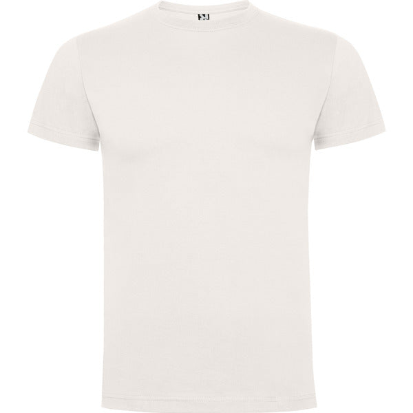 Roly Dogo Premium men's T-shirt in vintage white, ready for logo printing or embroidery
