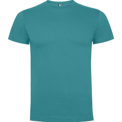 Roly Dogo Premium men's T-shirt in dusty blue, ready for logo printing or embroidery