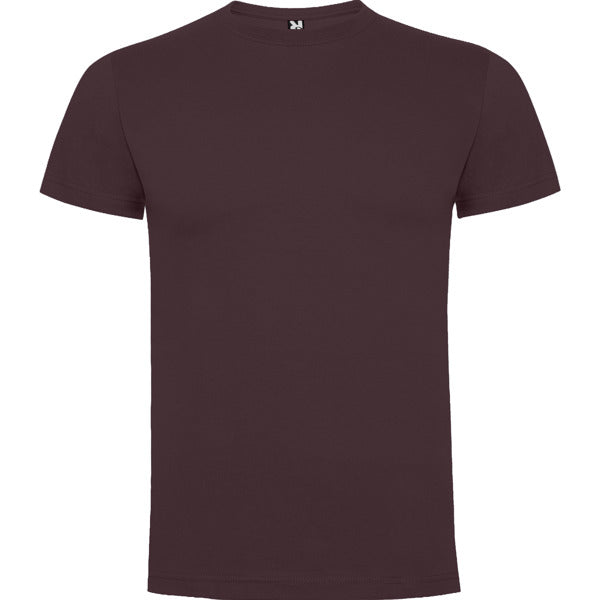 Roly Dogo Premium men's T-shirt in berenjena, ready for logo printing or embroidery