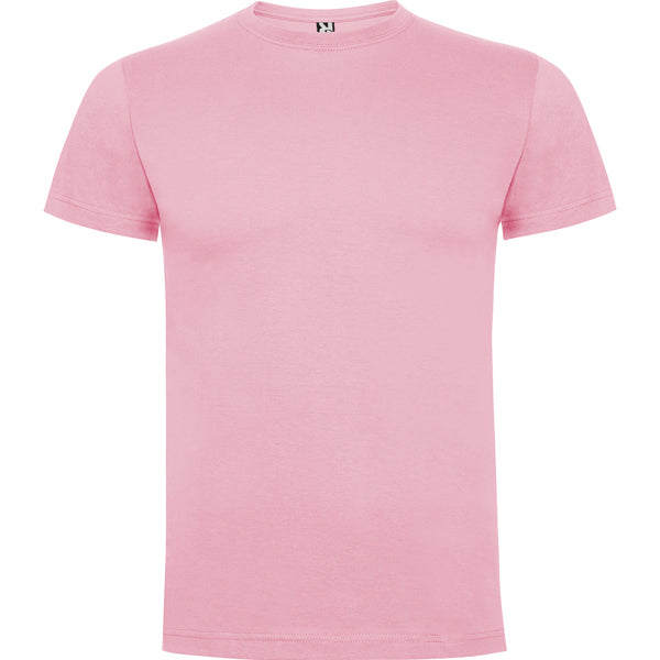Roly Dogo Premium men's T-shirt in light pink, ready for logo printing or embroidery