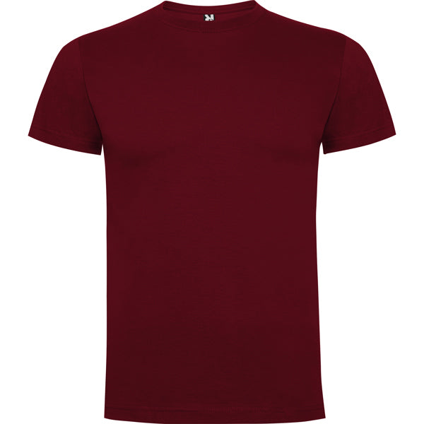 Roly Dogo Premium men's T-shirt in garnet, ready for logo printing or embroidery