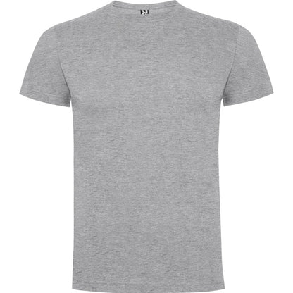 Roly Dogo Premium men's T-shirt in heather grey, ready for logo printing or embroidery