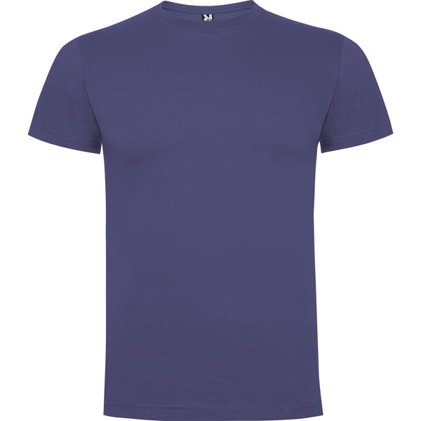 Roly Dogo Premium men's T-shirt in denim blue, ready for logo printing or embroidery